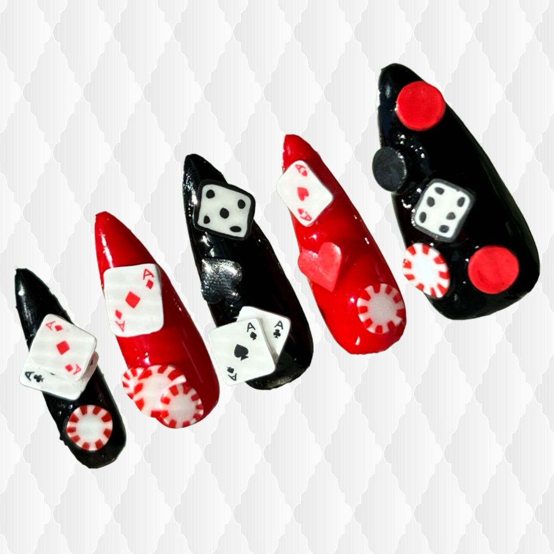 ♥️♦️Poker Nails 🃏♣️