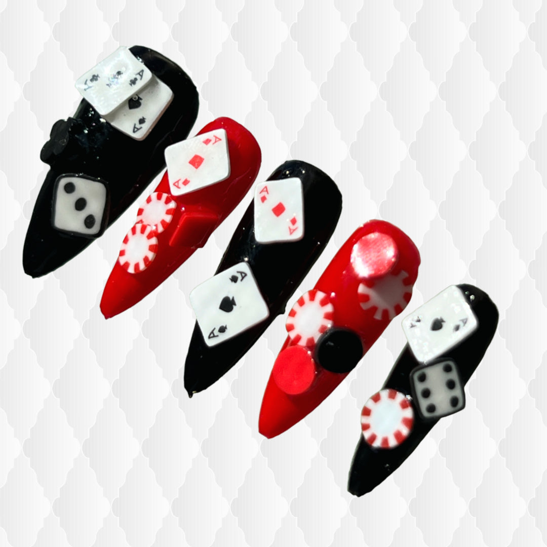 ♥️♦️Poker Nails 🃏♣️